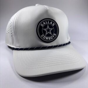 Dallas Cowboys '47 Hitch White Adjustable Hat NFL‎ Baseball Cap Mens OSFA New